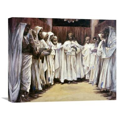 Global Gallery Last Discourse Of Our Lord Jesus Christ On Canvas